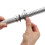 Living And Home 3-Piece Detachable Barbell Bar with Spring Clips 3