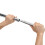 Living And Home 3-Piece Detachable Barbell Bar with Spring Clips 4