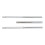 Living And Home 3-Piece Detachable Barbell Bar with Spring Clips 5