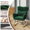 Rocking Chair, High Back Teddy Upholstered Chair 6