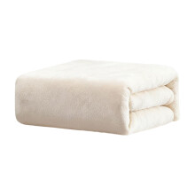 Solid Color Double Velvet Bed Sheet and Blanket with