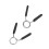 Living And Home 3-Piece Detachable Barbell Bar with Spring Clips 4