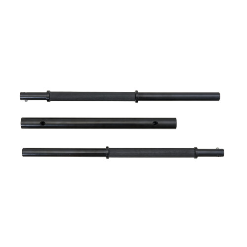 Living And Home 3-Piece Detachable Barbell Bar with Spring Clips 2
