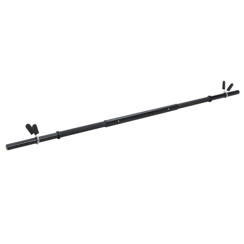 Living And Home 3-Piece Detachable Barbell Bar with Spring Clips 1