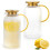 Glass Pitcher with Lid and Handle 68 oz 2-Pack 1