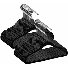 Black Velvet Infant Clothes Hangers 50 Pack