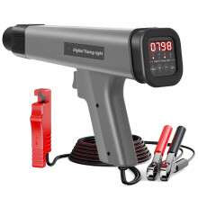 Digital Ignition Timing Light, 12V Inductive LED Timing Strobe Gun, Automotive Engine Repair Tool for Car, Motorcycle & Marine Petrol Engines