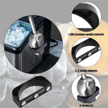 2pcs Magnetic Ice Scoop Spoon Holder for GE Opal Nugget Ice Maker 1.0 & 2.0, Fits Freezer Countertop