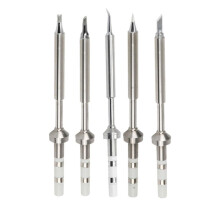 5PCS Soldering Iron Tips,TS100 Series Rapid Heating Replacement Tip for Pinecil TS100 TS101 Soldering Iron
