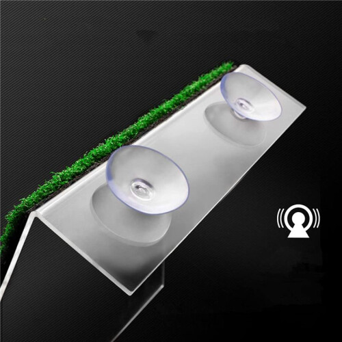 2X Lawn Turtle Basking Platform Turtle Resting Basking Platform, Simulation Grass Turtle Ramp for Turtle Tank, Reptile L 2