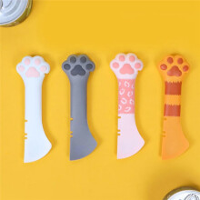Cat Claw Multifunctional Pet Can Opener Spoon Puppy Feeding Spoon Cat and Dog Feeder Shovel Pet Tableware