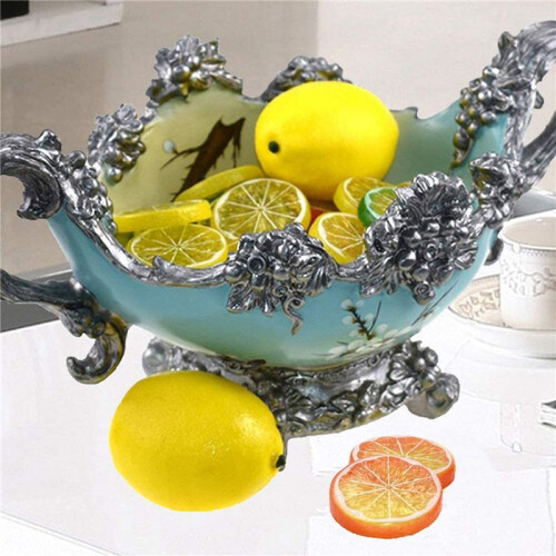 30 Pcs Fake Lemon Slice Artificial Fruit Highly Simulation Lifelike Model for Home Party Decoration Orange 2