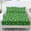 Green Shamrock Twin Sheet Set 3 Pcs Cooling 1