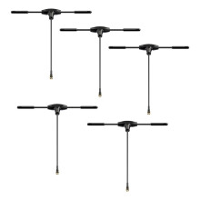 5PCS 2.4G IPEX1 T-Type Antenna 5.23 DBi Gain ELRS Receiver Replacement Antenna for RC FPV Drone DIY Parts