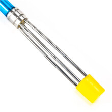 2X Aluminum Alloy Pole Spear Detachable Three-Section Removable Harpoon Stainless Steel Barbed Rod Steel Fork Clip