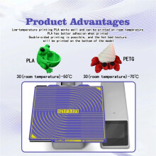 IDEAFORMER for A1 Build Plate PLA Cool Plate Super Adhesion 184x184mm High Temp Resistance for A1