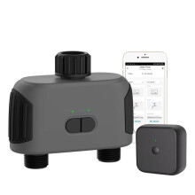 Irrigation Timer with /WiFi, Programmable Water Valve, Automatic Lawn Sprinkler, Rain Delay Controller