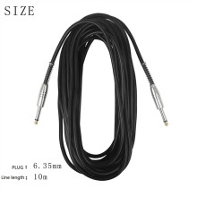 2 Szt Kabla Gitarowego 5 M, Kabel Audio do Gitary i Basu, Pleciony Kabel Audio do Gitary, Redukujący Hałas, Akcesoria Gitarowe