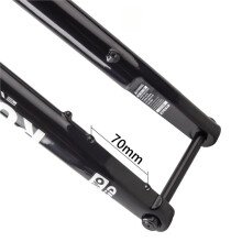 EVOSID Ultralight Road Bike Air Front Fork 700C Gravel Suspension Fork Shaft 12x100mm Thru Shaft Adventure/Endurance Matte
