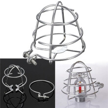 20X Fire Sprinkler Headguard,Fire Sprinkler  Protection Frame Recessed Heavy Duty Chrome Plated Sprinkler Headcage