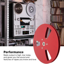 1/4 7 Inch Blank Tape Reel Empty Tape Reel 3 Holes Recording Takeup Reel for TEAC Universal for Reel to Reel Tape