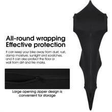 Housse de rangement extérieure pour vélo, housse de protection complète pour vélos 700C de 24, 26 et 27,5 pouces.