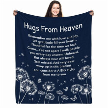 Soft Flannel Memorial Blanket 50x60 inch