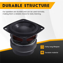 2X Altoparlante Portatile da 2,75 Pollici A Gamma Completa, 4 Ohm, 20 W, HiFi, Musica, Suono, Altoparlante  per  Xtreme 2