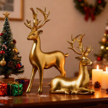 Christmas Reindeer Decorations Indoor 2 Pieces