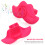 Ibasenice Lip-Shaped Plastic Noisemaker 20 pcs Assorted 6
