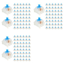 150Pcs Switches,Dustproof and Waterproof, Strong Tactile Feedback with Crisp Clicky Sound, for Mechanical Keyboards
