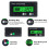 Battery Capacity Indicator LCD Green Backlight 12V-48V 5
