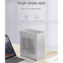 A07 -ITX-ComputergehäUse, HTPC-HostgehäUse, USB3.0-ITX-GehäUse, Personal-Computer-GehäUse, Desktop-Box, Silber