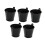 Galvanized Metal Ice Bucket with Handle 5 pcs 2
