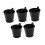 Galvanized Metal Ice Bucket with Handle 5 pcs 3