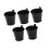 Galvanized Metal Ice Bucket with Handle 5 pcs 5
