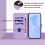 PU Leather Wallet Case for Samsung Galaxy S23 5G Purple 3