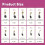 Motor Brush Replacement Set 40 pcs 10 sizes high-temp 6