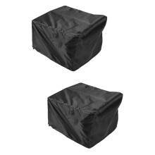 Waterproof Boat Chair Cover Black 2 Pieces
