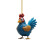 Cute Chicken Christmas Ornament with Hat 1pc 1