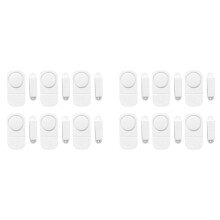 12Sets Wireless Anti Theft Apartment Burglar Alert Door Alarm Window for Home Security DIY Magnetic Sensor