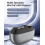 Electric Nail Clipper for Seniors with LED Light and 2