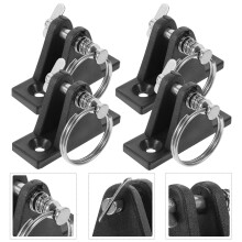 Boat Bimini Deck Hinges Nylon 4 pcs with Mount Base and