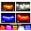 Car Center Front Grille Light Single Color Snap LED High Brightness Waterproof Red Light 8