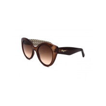 Zonnebril Ferragamo SF964S 54/21/140 Kristalbruin Geïntroduceerd VROUW SF964S