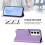 PU Leather Wallet Case for Samsung Galaxy S23 5G Purple 5