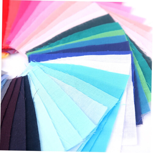 Sewing Cotton Fabric Assorted Colors 50 Pieces 2