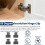 100 Pack 86 Degree Angle Restrictor Restriction Clips for Cabinet Doors - Hinge Restraints 3