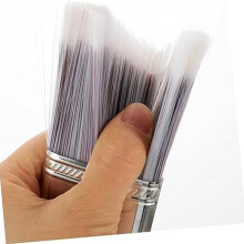 3Pcs  Plastic Handle Brush Paint Brushes Bulk Glue Brush Varnishes Paint Brushes Wax Brush Flat Drawing Tool Nylon