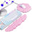 Cloud Wrist Rest Kit Ergonomic Keyboard Wrist Rest Mouse Wrist Rest Computer Gaming Wrist Rest Non-Slip Base 1